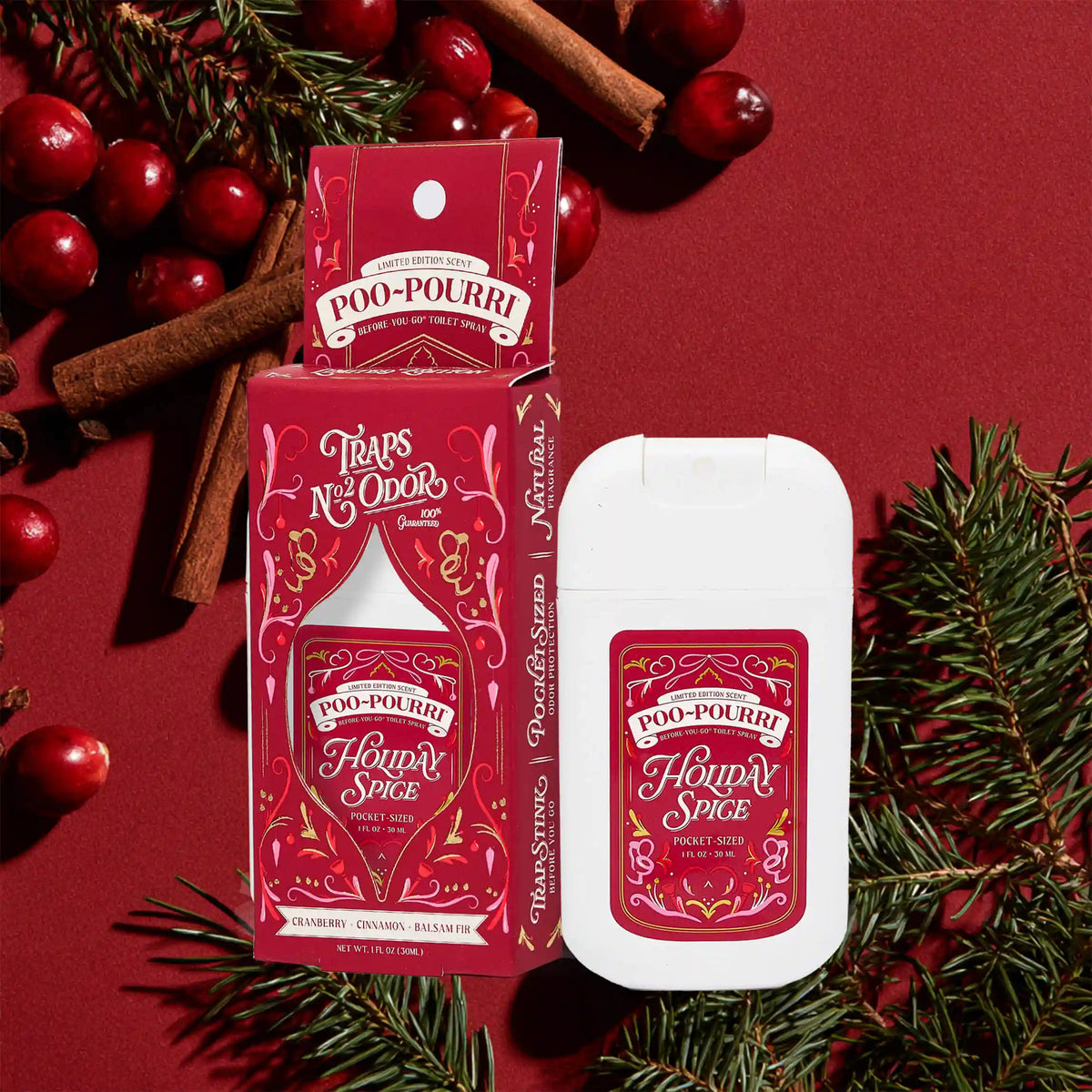 Holiday Spice Pocket Sprayer - Poo~Pourri Toilet Spray