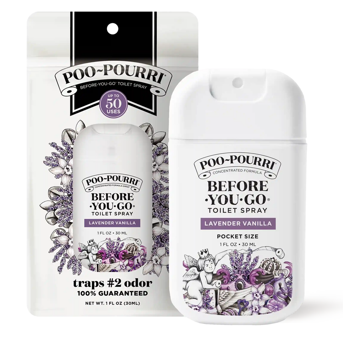 Lavender Vanilla Pocket Sprayer - Poo~Pourri Toilet Spray